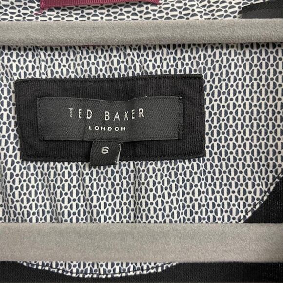 Ted Baker Men's Short Sleeve Pocket Polo Black Casual Preppy Sz 6 (2XL) - Picture 3 of 10
